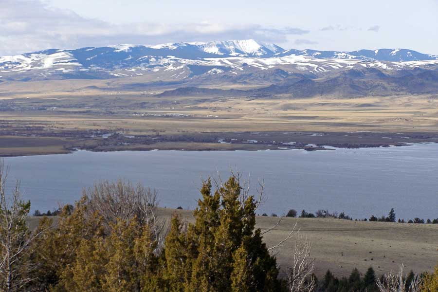 Ennis Lake in Early Spring Fishing Montana Lakes