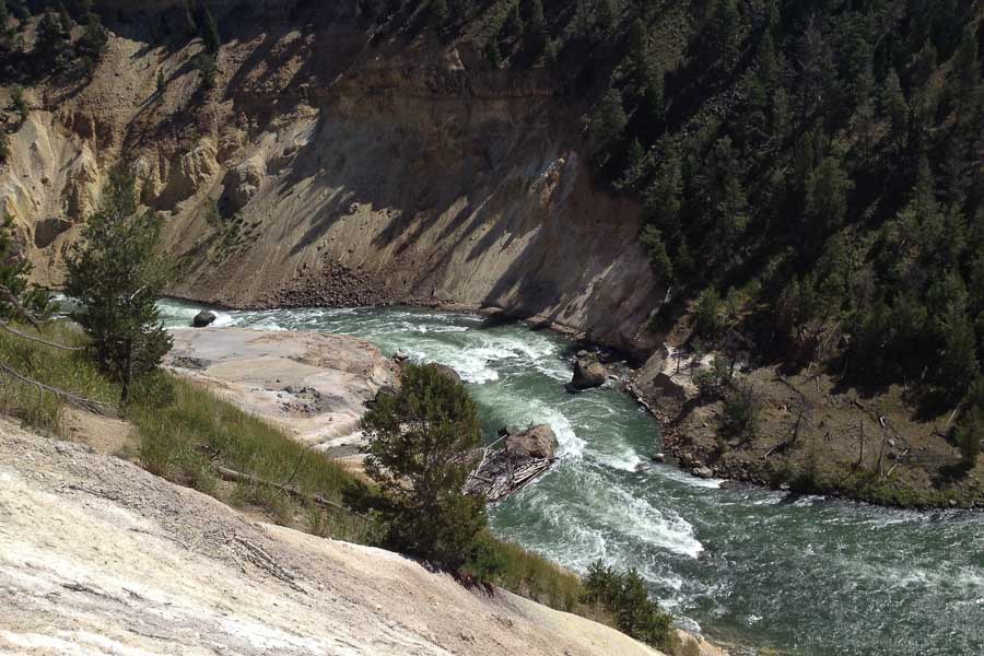 Black Canyon Scenery Yellowstone National Park Fly Fishing Trips
