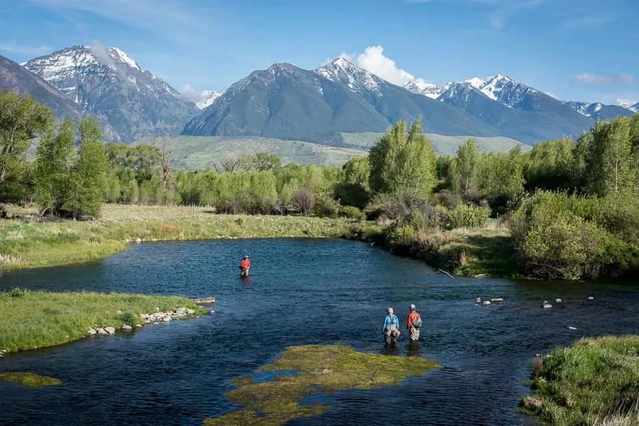 Fly Fishing Armstrong Spring Creek Montana Spring Creek Fishing