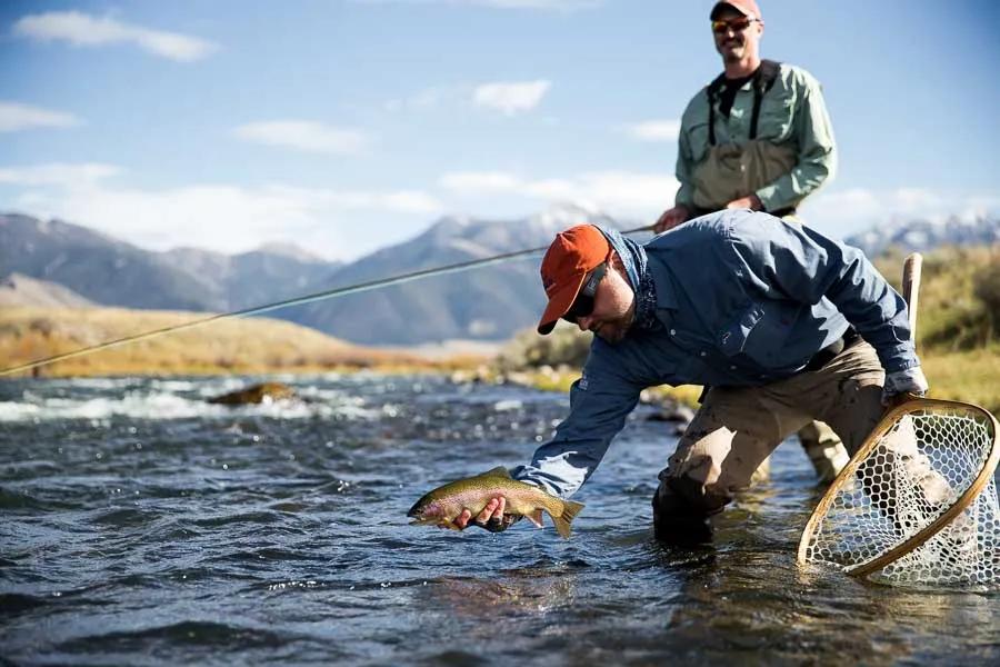 Wade Fishing the Madison River