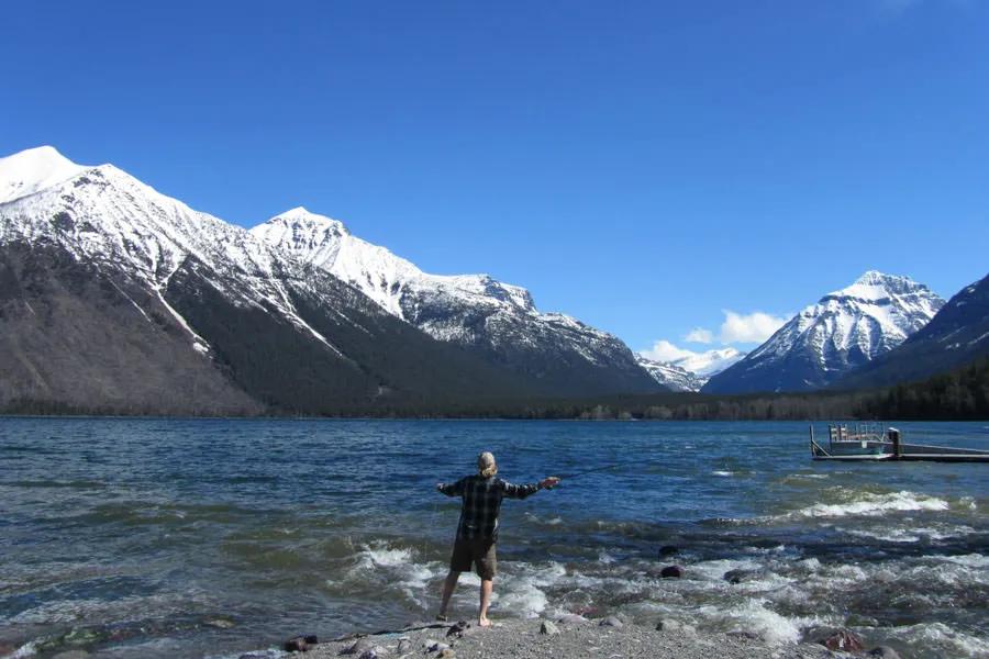 Fly Fishing McDonald Lake in Glacier National Park