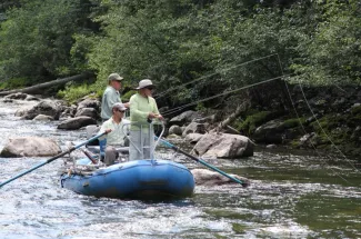 adventure fly fishing montana guided trip river 