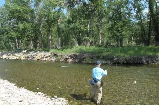 montana angler fly fishing guided trip