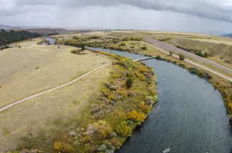 river guided trip fly fishing montana