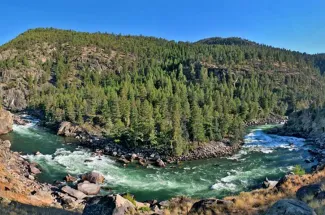 roaring river montana guided fly fishing trip