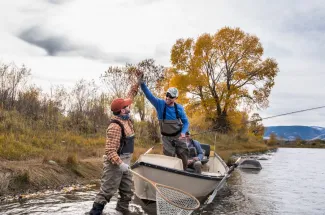montana float trip fly fishing guided
