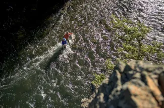 river riffle fly fishing adventure montana guided trip