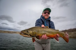 brook trout montana guided trip float trip fly fishing