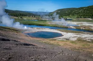 fishing Yellowstone National Park Firehole River