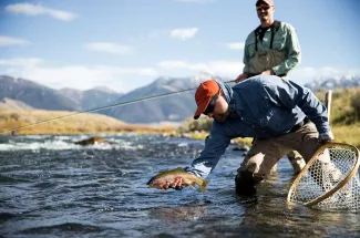 Wade Fishing the Madison River