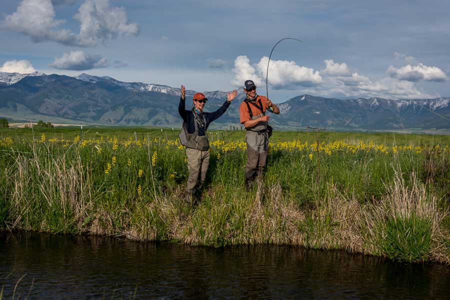 Montana Spring Creek Fly Fishing The challenge presented on the Spring Creek's makes every fish rewarding
