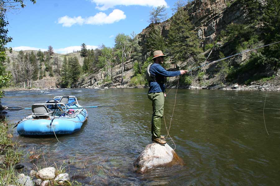Wade Fishing the Boulder Montana Fly Fishing Trips