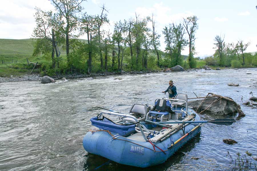 Wading the Boulder River Montana Angler Wade Fishing Trips