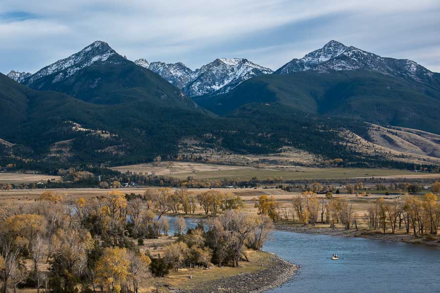 Fall Fly Fishing on the Yellowstone River