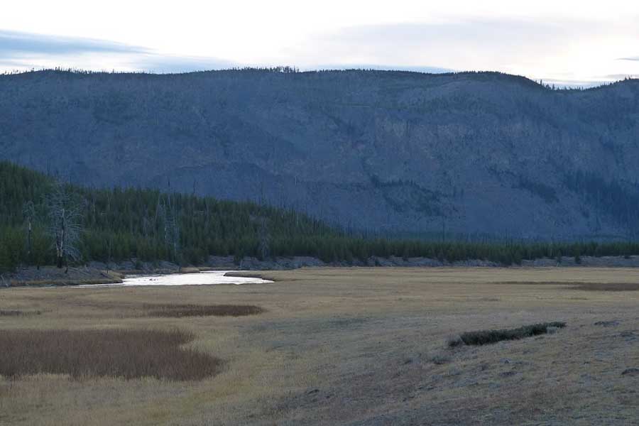 Madison Junction Fly Fishing Yellowstone National Park in the Fall
