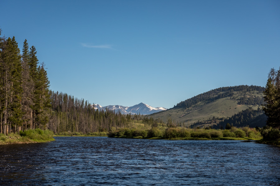 Big Hole Valley Scenery Fly Fishing Montana in September