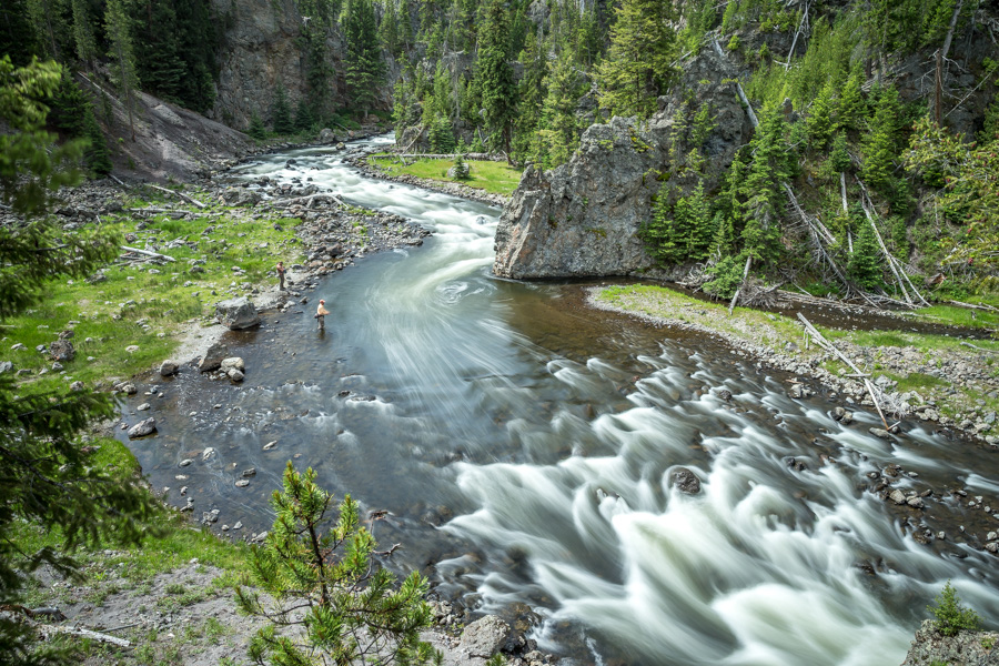 Fly Fishing the Firehole Canyon