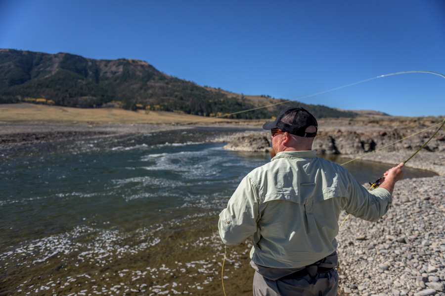 The Lamar River is a famous cutthroat fishery in Yellowstone National Park