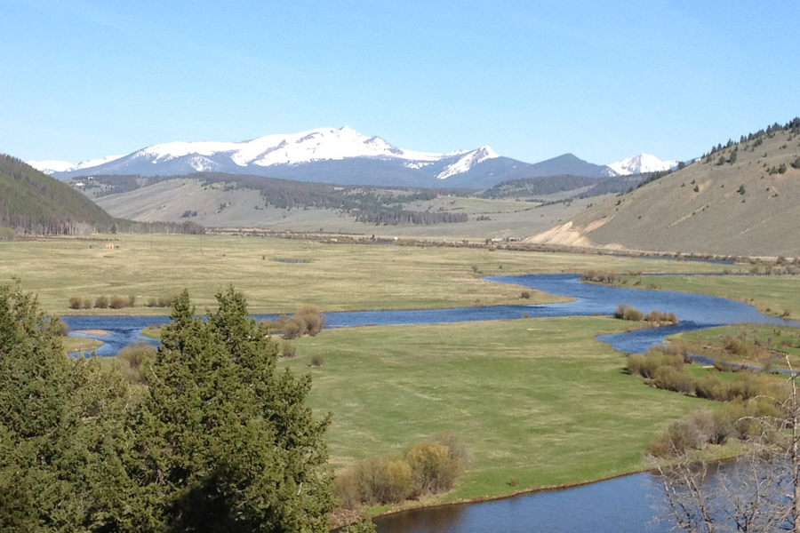 Braids on the Bighole River Bighole river braids